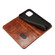 iPhone 13 Baroque Simple Horizontal Flip Leather Case with Holder & Card Slots & Wallet - Dark Brown