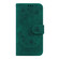 iPhone 13 Butterfly Rose Embossed Leather Phone Case - Green