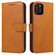 iPhone 13 Calf Texture Buckle Horizontal Flip Leather Case with Holder & Card Slots & Wallet - Khaki