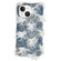 iPhone 13 Camellia Denim Plush TPU Phone Case - Blue