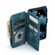 iPhone 13 CaseMe-C30 PU + TPU Multifunctional Horizontal Flip Leather Case with Holder & Card Slot & Wallet & Zipper Pocket - Blue