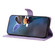 iPhone 13 Cherry Blossom Butterfly Skin Feel Embossed PU Phone Case - Purple