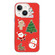 iPhone 13 Christmas Series PC Full Coverage Pattern Phone Case - CW040 White