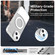 iPhone 13 Color Blocking Series MagSafe Magnetic PC Hybrid TPU Phone Case - White