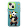 iPhone 13 Color Ink Frosted PC+TPU Phone Case - Giant Panda