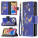 iPhone 13 Colored Drawing Pattern Zipper Horizontal Flip Leather Case with Holder & Card Slots & Wallet - Purple Butterfly