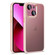 iPhone 13 Colorful Armor Lens Film Translucent Skin Feel Phone Case - Pink