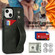 iPhone 13 Crazy Horse Texture Shockproof TPU + PU Leather Case with Card Slot & Wrist Strap Holder - Emerald Green