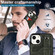 iPhone 13 Crazy Horse Texture Shockproof TPU + PU Leather Case with Card Slot & Wrist Strap Holder - Emerald Green