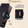 iPhone 13 Crossbody Chain Leather Phone Case - Black