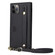 iPhone 13 Crossbody Lanyard Shockproof Protective Phone Case - Black