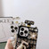 iPhone 13 Crossbody Perfume Bottle Handmade Inlaid Diamond PC Phone Case - White