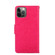 iPhone 13 Crystal Texture Horizontal Flip Leather Case with Holder & Card Slots & Wallet - Rose Red