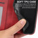 iPhone 13 Cubic Grid Calf Texture Magnetic Closure Leather Phone Case - Red