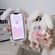 iPhone 13 Cute Bucktooth Rabbit Plush TPU Phone Case - Beige