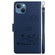 iPhone 13 Cute Cats RFID Leather Phone Case - Blue