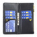iPhone 13 Diamond Lattice Zipper Wallet Leather Flip Phone Case - Black