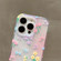 iPhone 13 Double Sided IMD Full Coverage TPU Phone Case - Hook Line Pink Yellow Blue Flowers