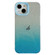 iPhone 13 Double Sided IMD Gradient Glitter PC Phone Case - Blue