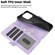 iPhone 13 Dreamy Butterfly Love Flower Embossed Leather Phone Case - Purple