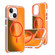 iPhone 13 Dual-Color Gradient Discolor MagSafe Phone Case - Orange