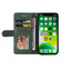 iPhone 13 Dual-color Splicing Horizontal Flip PU Leather Case with Holder & Card Slots & Wallet - Green