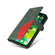 iPhone 13 Dual-color Splicing Horizontal Flip PU Leather Case with Holder & Card Slots & Wallet - Green