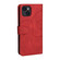 iPhone 13 Dual-color Splicing Horizontal Flip PU Leather Case with Holder & Card Slots & Wallet - Red