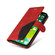 iPhone 13 Dual-color Splicing Horizontal Flip PU Leather Case with Holder & Card Slots & Wallet - Red