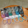 iPhone 13 Dual-Love Leaves Gradient Glitter Bracelets Magsafe TPU Phone Case - Black