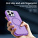 iPhone 13 Electroplated IMD Magsafe PC Hybrid TPU Phone Case - Purple