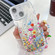 iPhone 13 Electroplating Flower Texture Wristband TPU Phone Case - Flowers SH4
