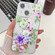iPhone 13 Electroplating Flowers Plants Texture TPU Phone Case - Colorful Peony FL10