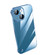 iPhone 13 Electroplating Frameless Clear PC Phone Case - Sierra Blue