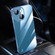 iPhone 13 Electroplating Frameless Clear PC Phone Case - Sierra Blue