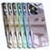 iPhone 13 Electroplating Ice Crystal Airbag Full Coverage Shockproof Phone Case - Silver
