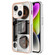 iPhone 13 Electroplating Marble Dual-side IMD Phone Case - Retro Radio