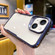 iPhone 13 Electroplating TPU Frame Hybrid PC Phone Case - Blue