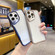 iPhone 13 Electroplating TPU Frame Hybrid PC Phone Case - Blue