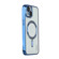 iPhone 13 ENKAY Electroplated MagSafe Shockproof TPU Phone Case with Lens Film - Dark Blue