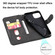 iPhone 13 Fashion Calf Texture Zipper Horizontal Flip Leather Case with Stand & Card Slots & Wallet Function - Black
