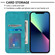 iPhone 13 Football Texture Magnetic Leather Flip Phone Case - Light Blue