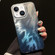iPhone 13 Foxtail Bronzing Laser Gradient Phone Case - Blue