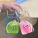iPhone 13 Fruit Pattern PC + TPU Transparent Phone Case - Green Apple