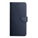 iPhone 13 Genuine Leather Fingerprint-proof Horizontal Flip Phone Case - Blue