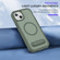 iPhone 13 Guard MagSafe Holder Matte PC Hybrid TPU Phone Case - Green