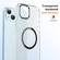 iPhone 13 Ice Feel HD Transparent MagSafe PC Full Coverage Phone Case - Black