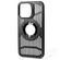 iPhone 13 Lens Bracket Metal Heat Dissipation MagSafe Phone Case - Black