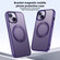 iPhone 13 MagSafe Holder PC Hybrid TPU Phone Case - Matte Purple