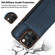 iPhone 13 Multifunctional Magsafe Magnetic Card Bag Phone Case - Blue